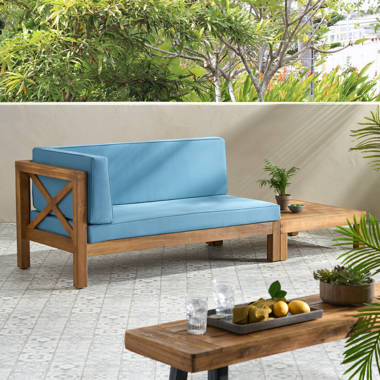 Narrow discount outdoor couch